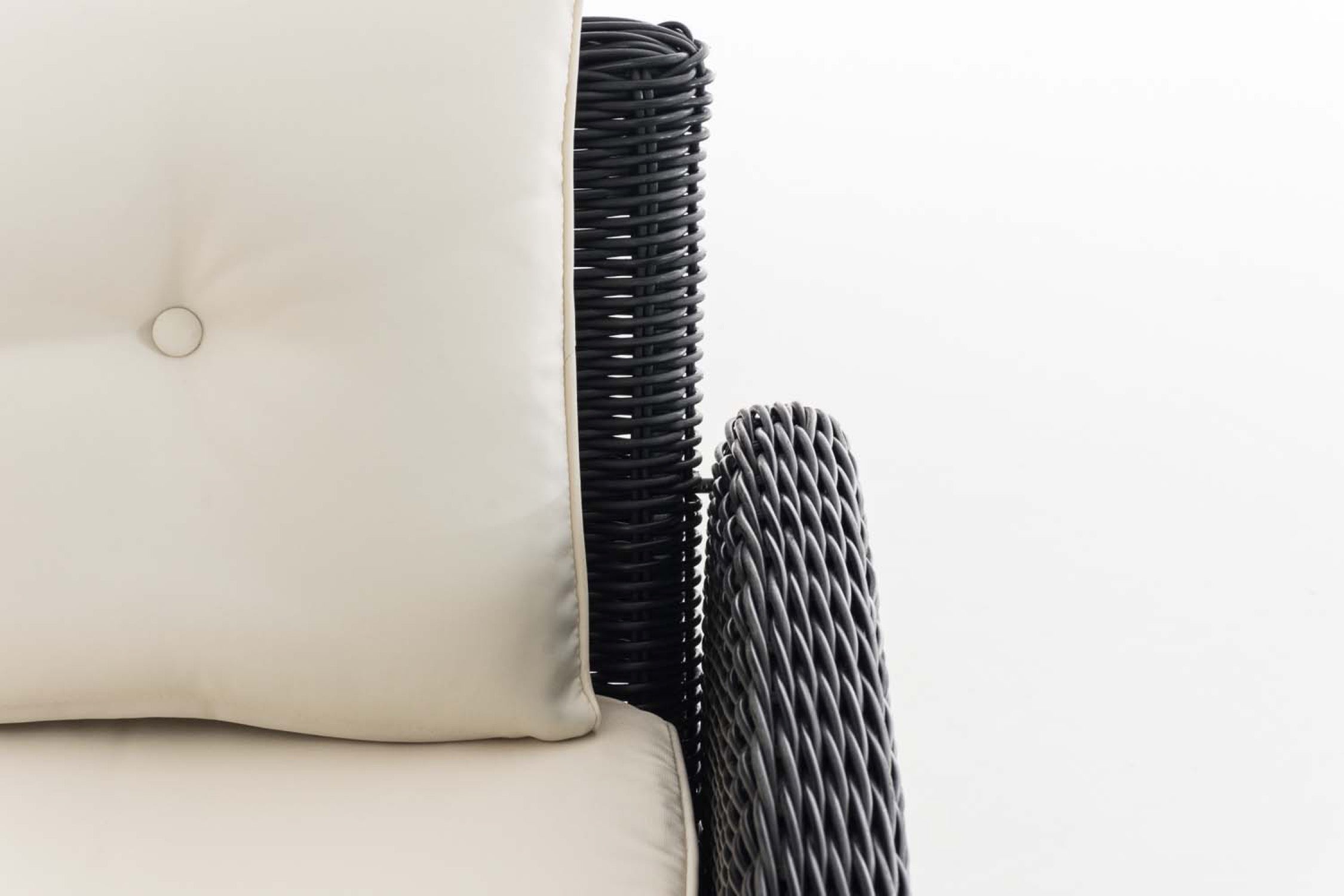 TPFGarden Eckgarnitur Siesta Rundrattan cremeweiß TPFGarden Eckgarnitur Siesta Rundrattan cremeweiß