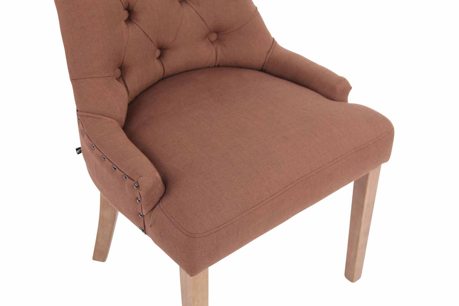 TPFLiving Esszimmerstuhl Aboli Stoff antik-hell TPFLiving Esszimmerstuhl Aboli Stoff antik-hell