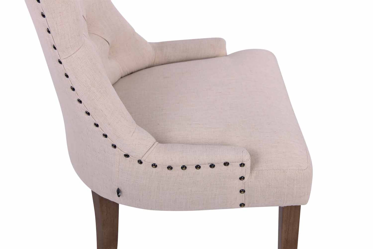 TPFLiving Esszimmerstuhl Aboli Stoff antik-hell TPFLiving Esszimmerstuhl Aboli Stoff antik-hell