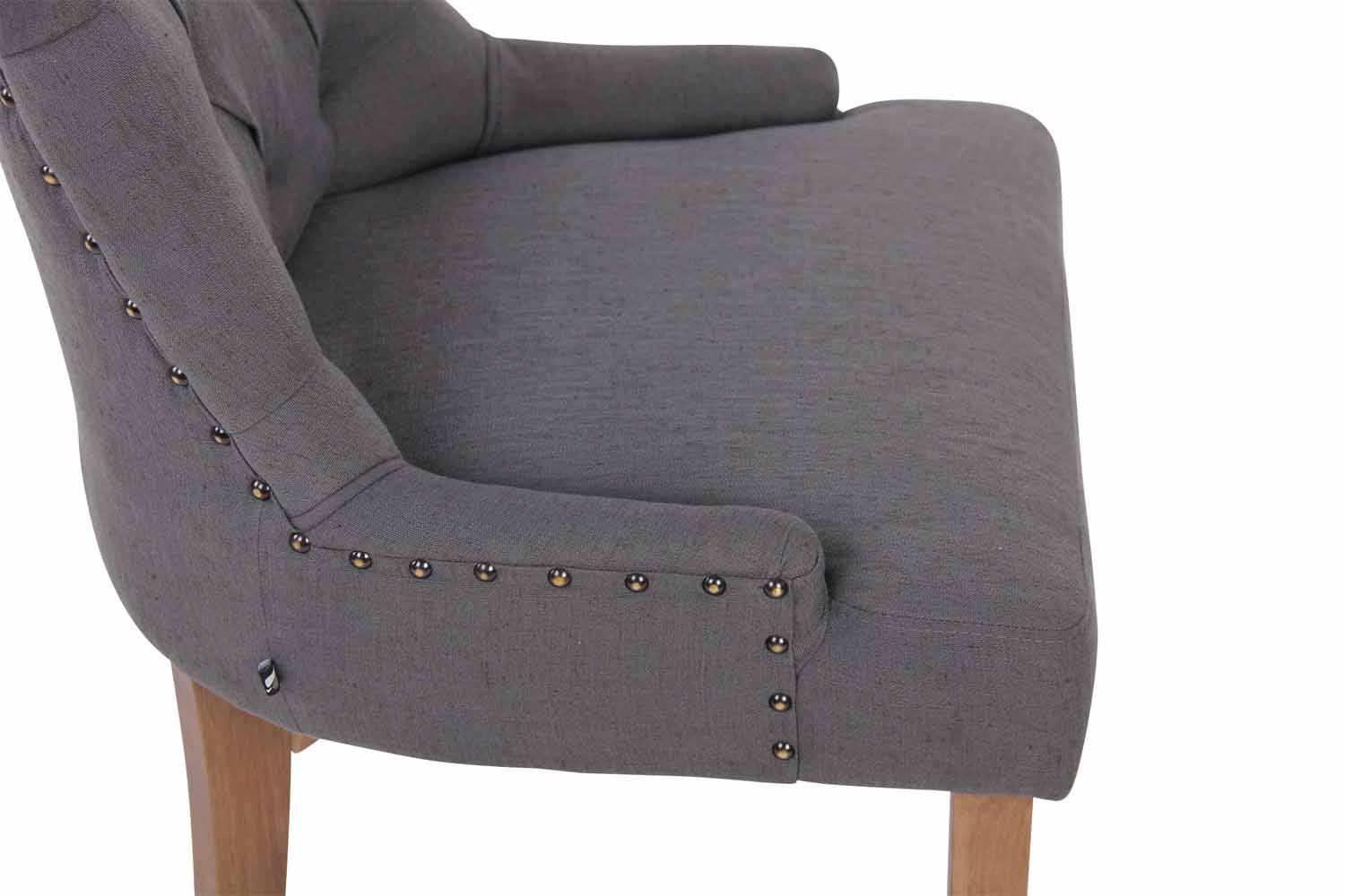 TPFLiving Esszimmerstuhl Aboli Stoff antik-hell TPFLiving Esszimmerstuhl Aboli Stoff antik-hell