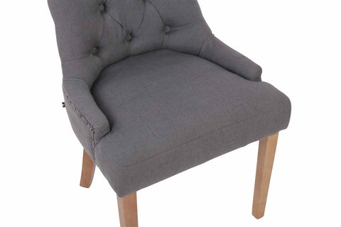 TPFLiving Esszimmerstuhl Aboli Stoff antik-hell TPFLiving Esszimmerstuhl Aboli Stoff antik-hell