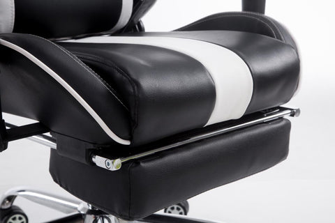 TPFLiving Racing Bürostuhl Limitless-2 Kunstleder mit Fußablage TPFLiving Racing Bürostuhl Limitless-2 Kunstleder mit Fußablage