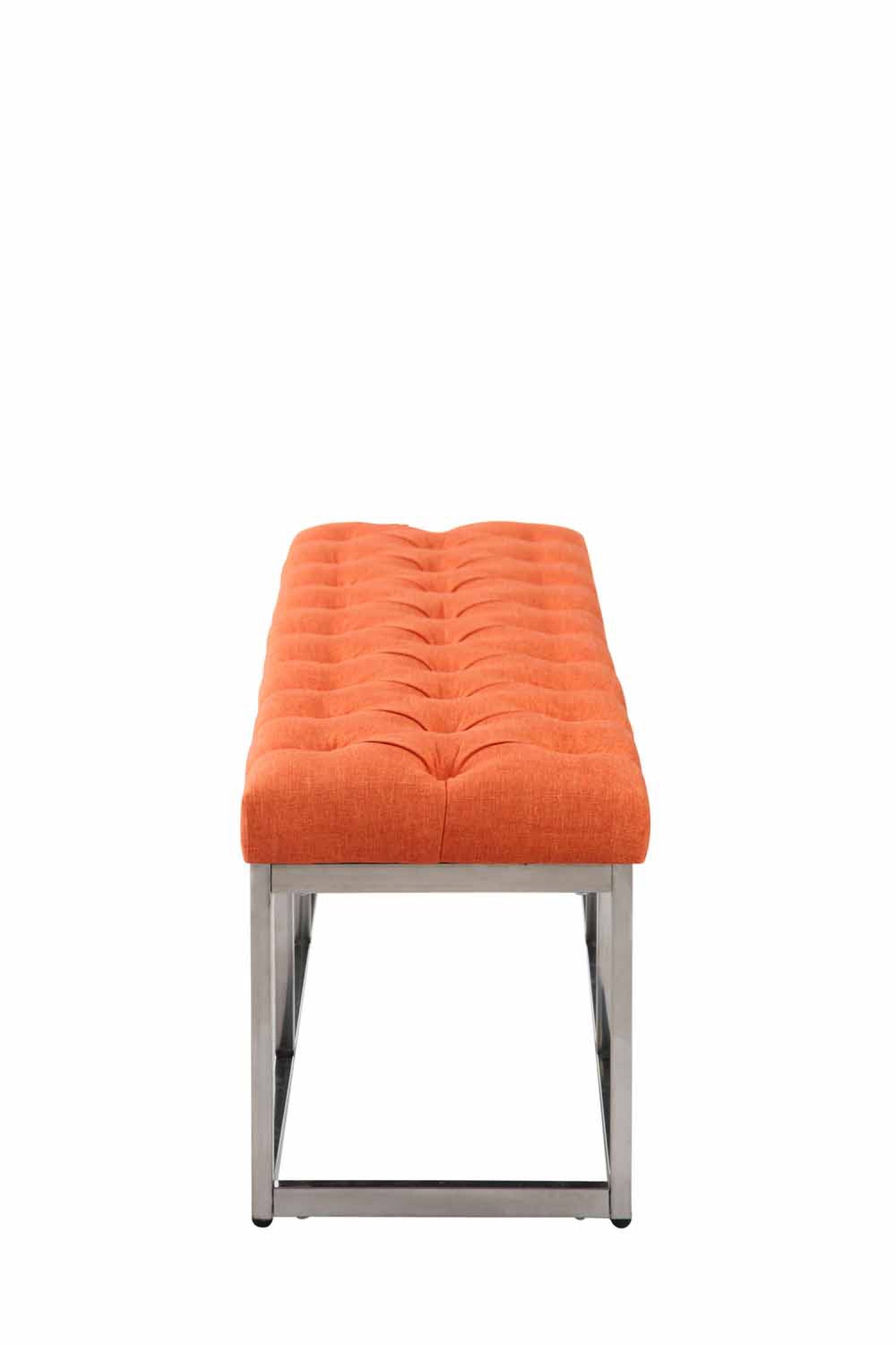 TPFLiving Sitzbank Amor Stoff - Gestell Edelstahl matt gebürstet - 120 TPFLiving Sitzbank Amor Stoff - Gestell Edelstahl matt gebürstet - 120