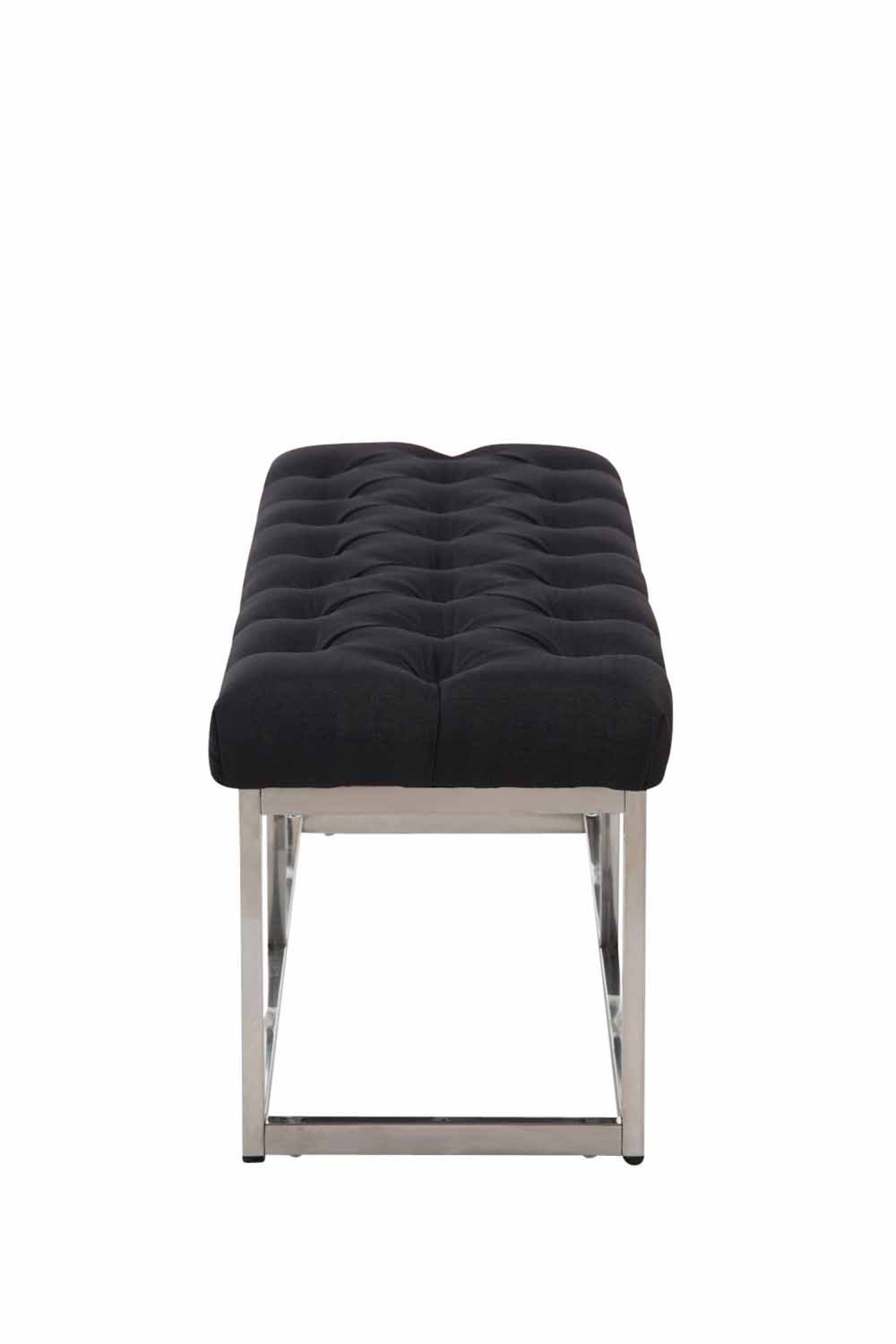 TPFLiving Sitzbank Amor Stoff - Gestell Edelstahl matt gebürstet - 120 TPFLiving Sitzbank Amor Stoff - Gestell Edelstahl matt gebürstet - 120