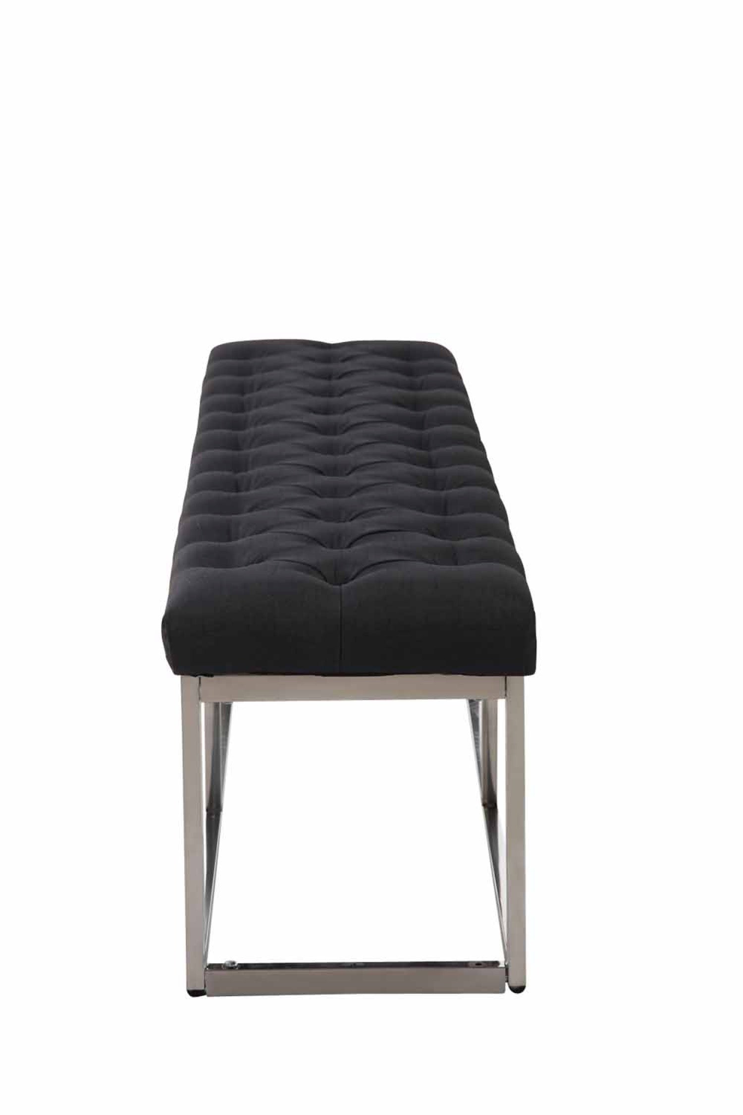 TPFLiving Sitzbank Amor Stoff - Gestell Edelstahl matt gebürstet - 150 TPFLiving Sitzbank Amor Stoff - Gestell Edelstahl matt gebürstet - 150