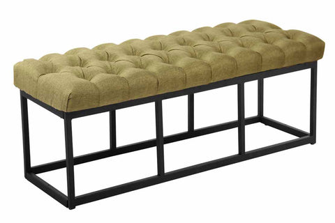 TPFLiving Sitzbank Amor Stoff - Gestell matt schwarz - 120 TPFLiving Sitzbank Amor Stoff - Gestell matt schwarz - 120