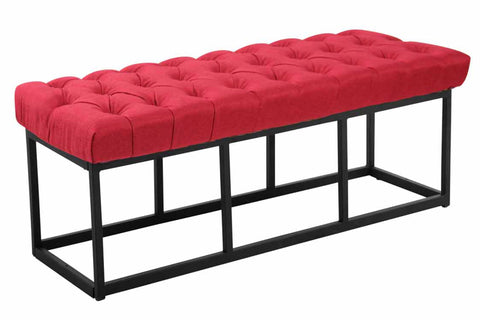 TPFLiving Sitzbank Amor Stoff - Gestell matt schwarz - 120 TPFLiving Sitzbank Amor Stoff - Gestell matt schwarz - 120