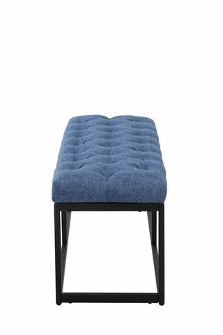 TPFLiving Sitzbank Amor Stoff - Gestell matt schwarz - 100 TPFLiving Sitzbank Amor Stoff - Gestell matt schwarz - 100