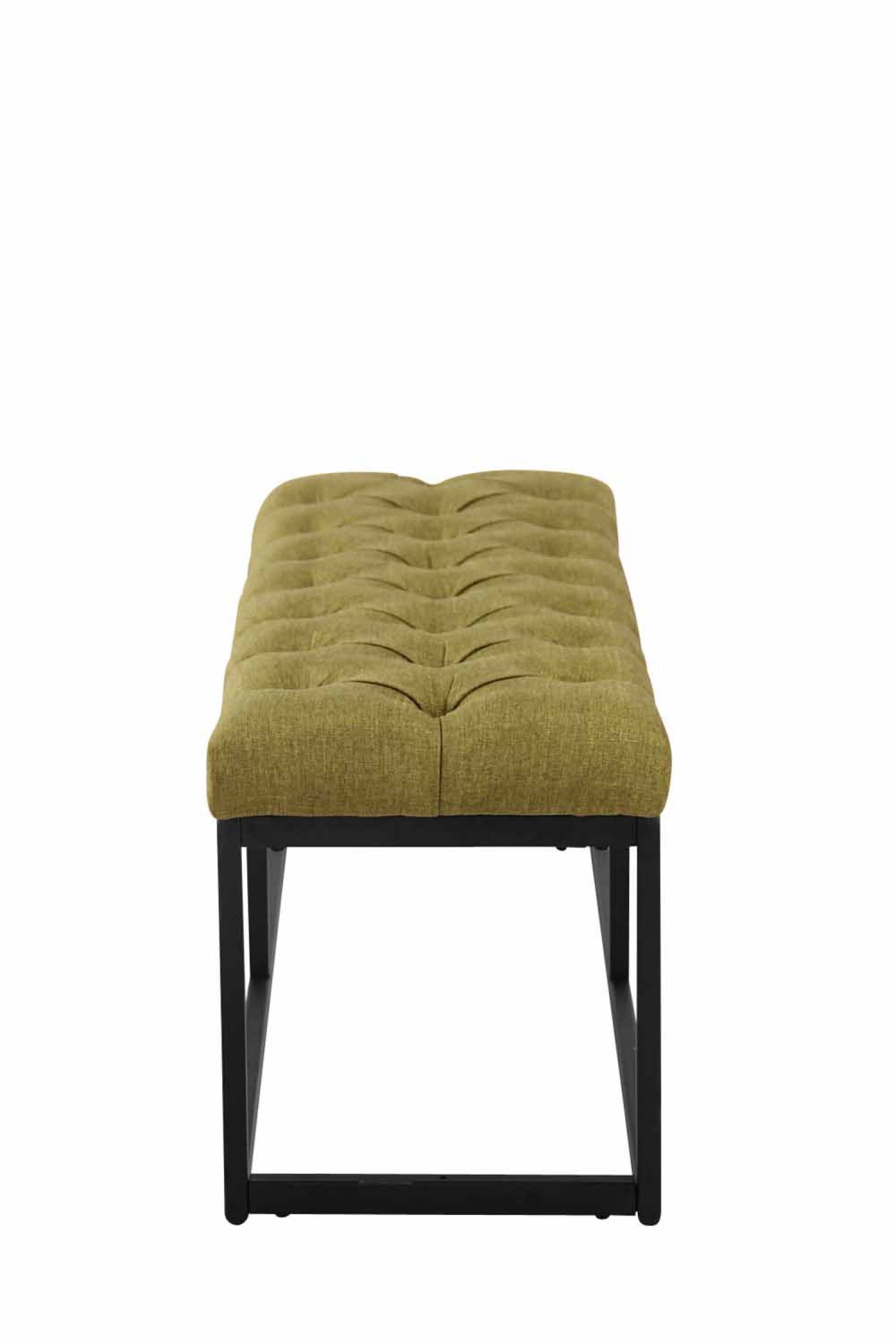 TPFLiving Sitzbank Amor Stoff - Gestell matt schwarz - 100 TPFLiving Sitzbank Amor Stoff - Gestell matt schwarz - 100