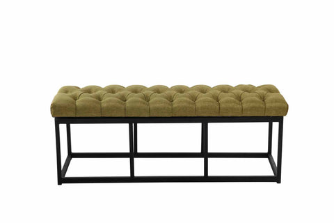 TPFLiving Sitzbank Amor Stoff - Gestell matt schwarz - 120 TPFLiving Sitzbank Amor Stoff - Gestell matt schwarz - 120