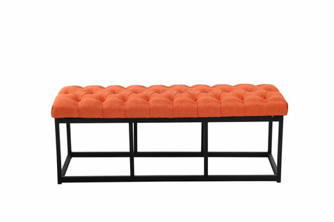 TPFLiving Sitzbank Amor Stoff - Gestell matt schwarz - 120 TPFLiving Sitzbank Amor Stoff - Gestell matt schwarz - 120