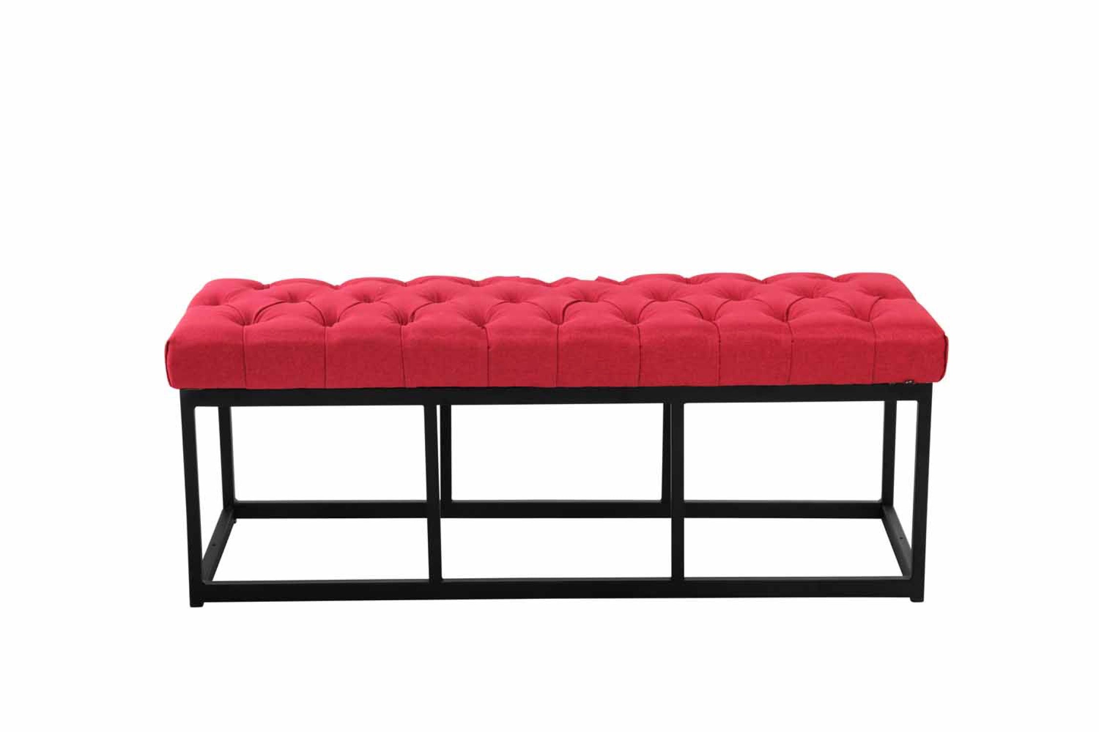 TPFLiving Sitzbank Amor Stoff - Gestell matt schwarz - 120 TPFLiving Sitzbank Amor Stoff - Gestell matt schwarz - 120