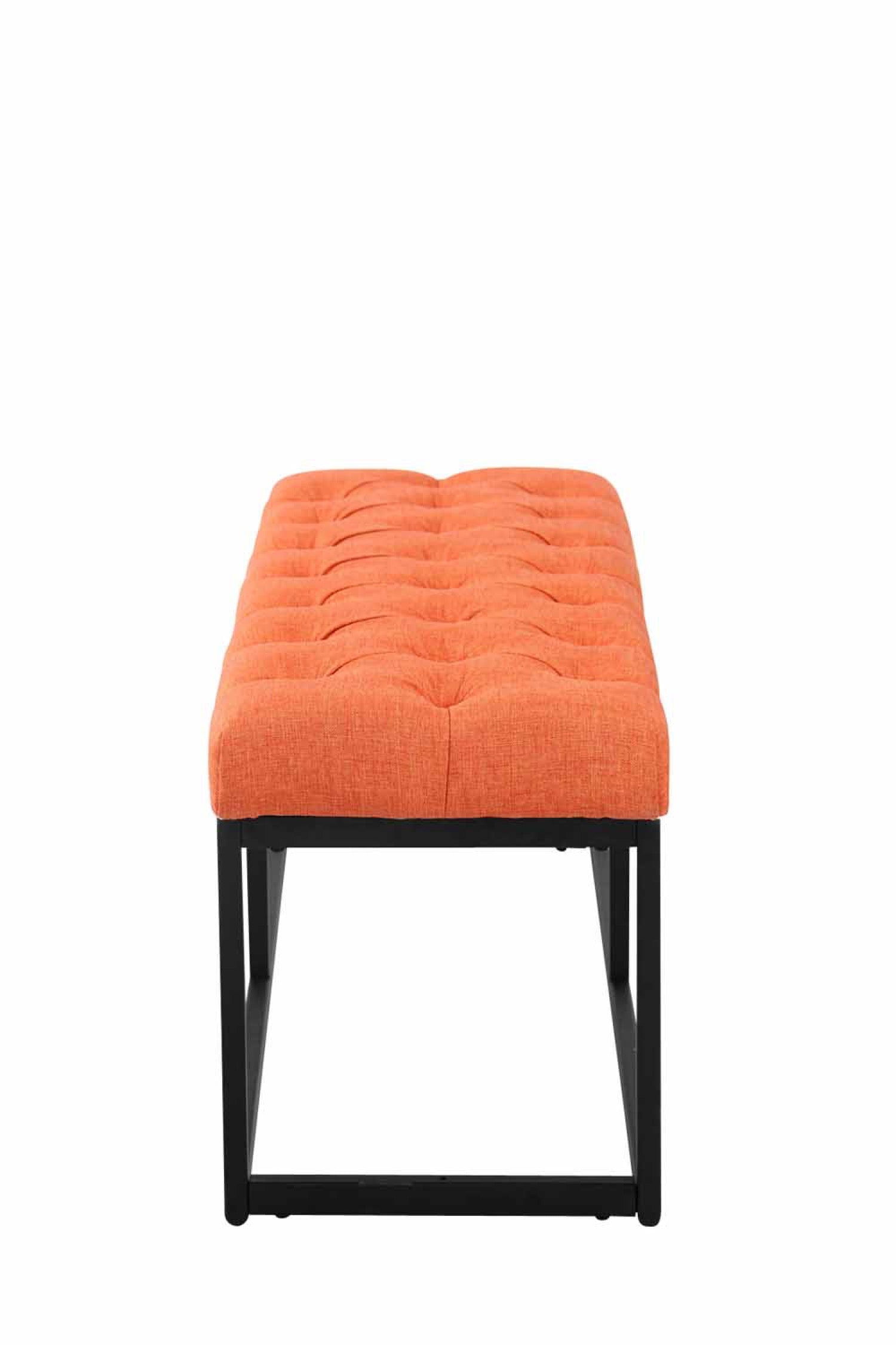 TPFLiving Sitzbank Amor Stoff - Gestell matt schwarz - 100 TPFLiving Sitzbank Amor Stoff - Gestell matt schwarz - 100