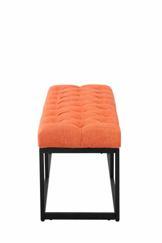 TPFLiving Sitzbank Amor Stoff - Gestell matt schwarz - 100 TPFLiving Sitzbank Amor Stoff - Gestell matt schwarz - 100