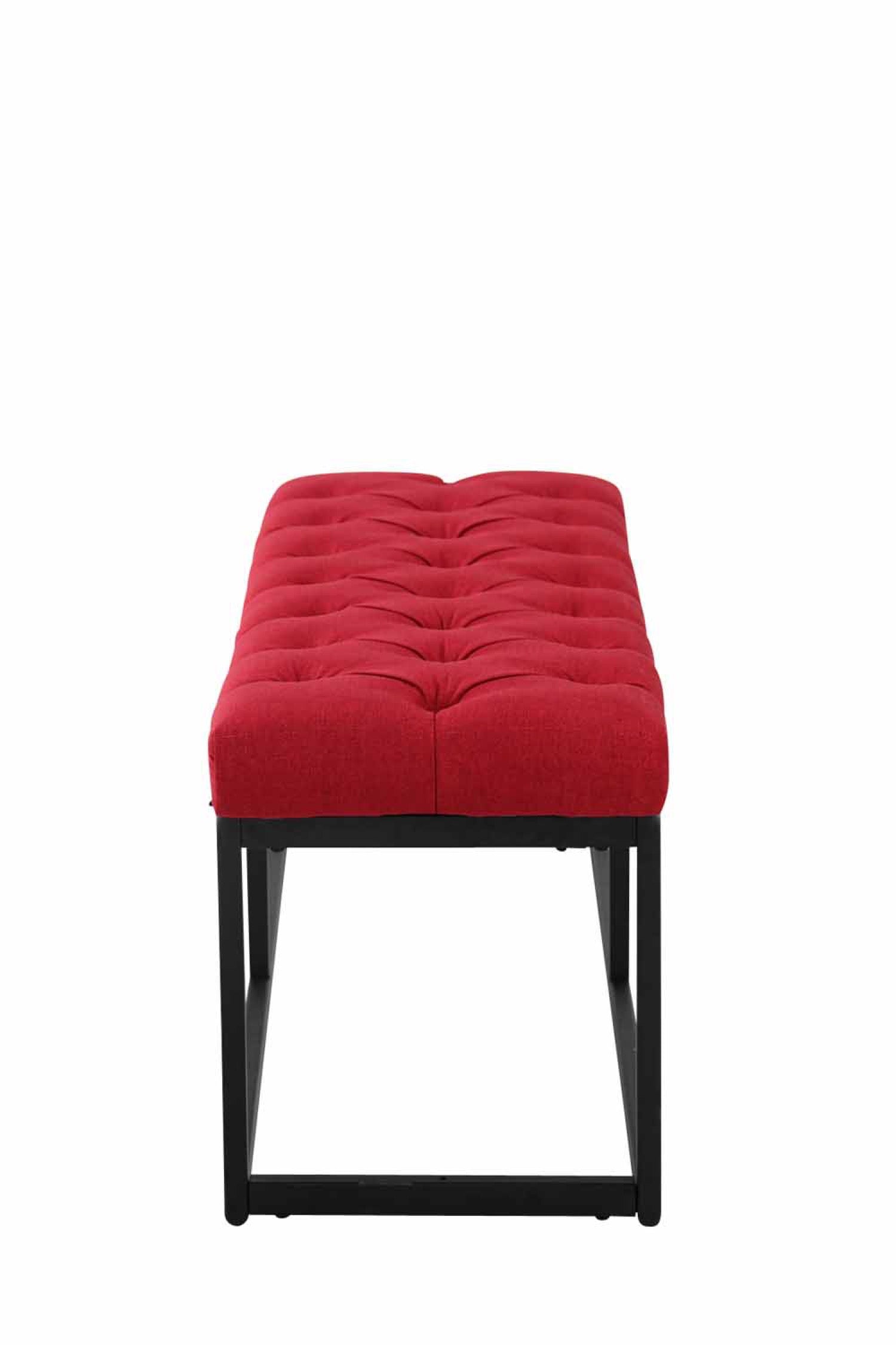 TPFLiving Sitzbank Amor Stoff - Gestell matt schwarz - 100 TPFLiving Sitzbank Amor Stoff - Gestell matt schwarz - 100