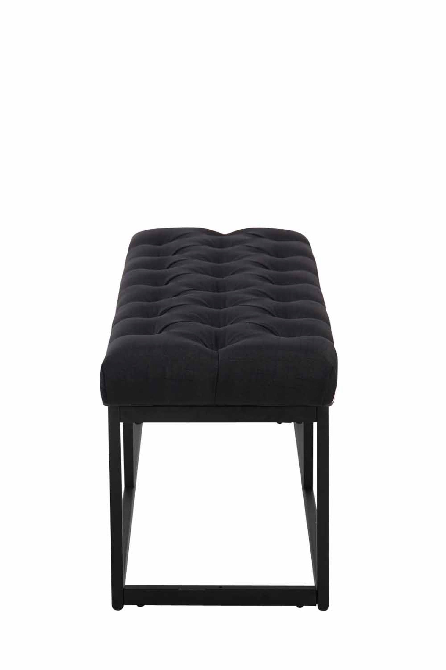 TPFLiving Sitzbank Amor Stoff - Gestell matt schwarz - 100 TPFLiving Sitzbank Amor Stoff - Gestell matt schwarz - 100