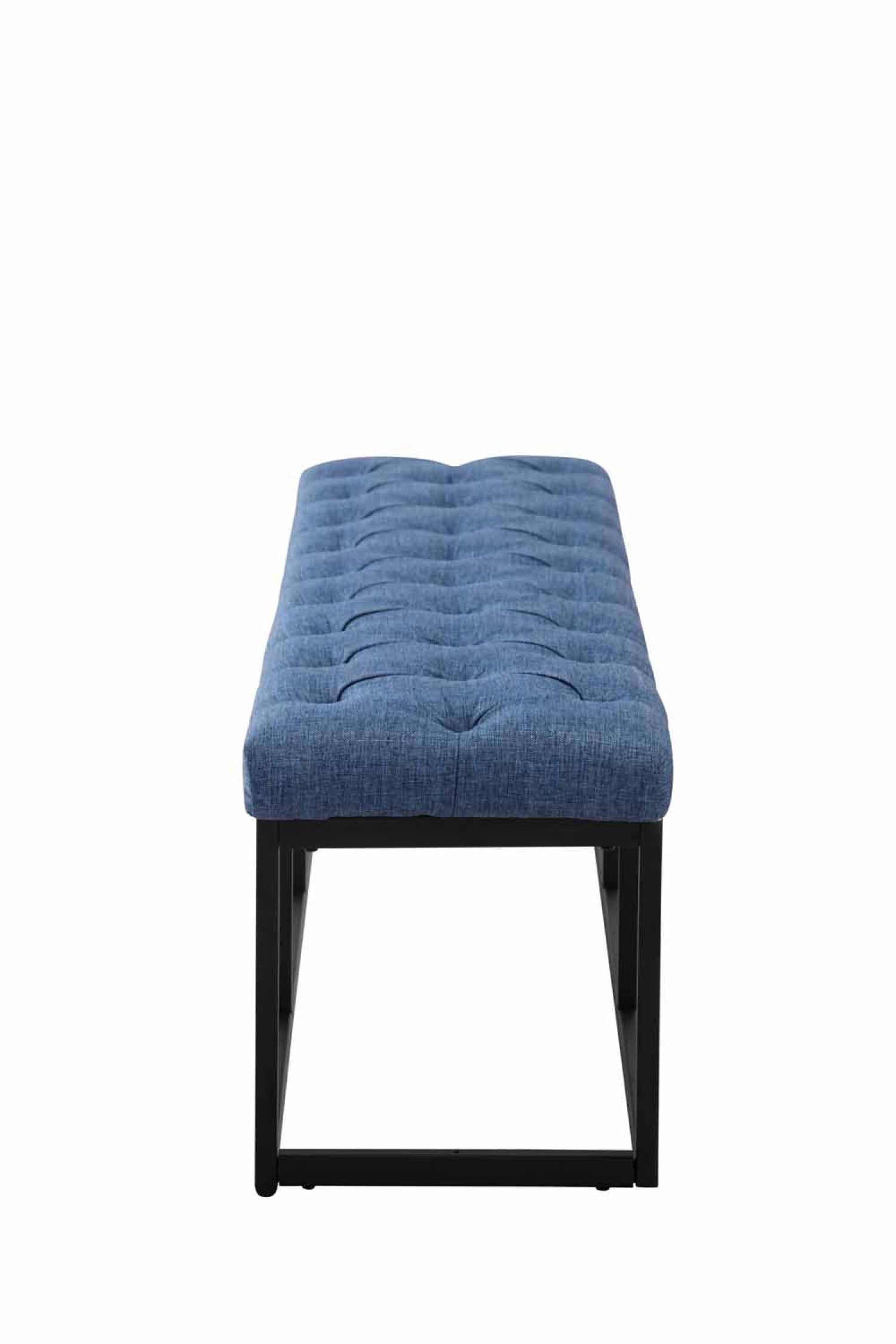 TPFLiving Sitzbank Amor Stoff - Gestell matt schwarz - 120 TPFLiving Sitzbank Amor Stoff - Gestell matt schwarz - 120