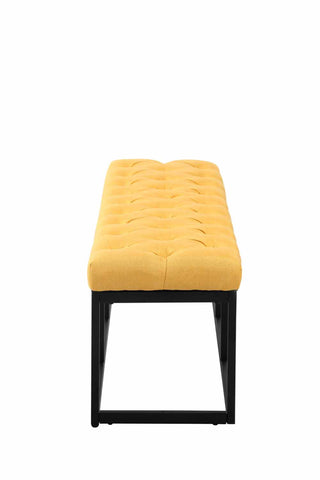 TPFLiving Sitzbank Amor Stoff - Gestell matt schwarz - 120 TPFLiving Sitzbank Amor Stoff - Gestell matt schwarz - 120