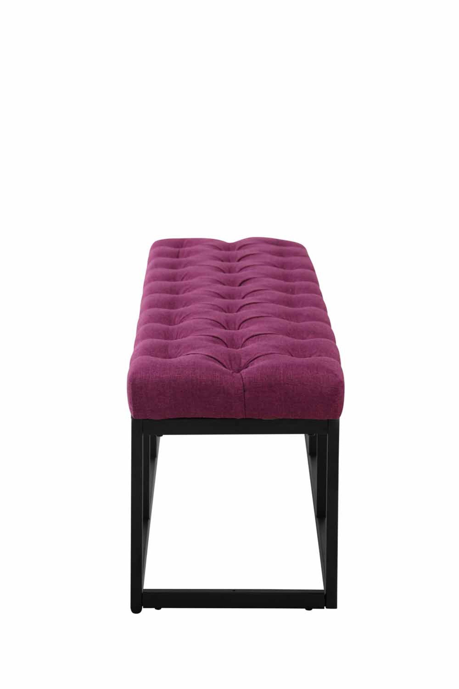 TPFLiving Sitzbank Amor Stoff - Gestell matt schwarz - 120 TPFLiving Sitzbank Amor Stoff - Gestell matt schwarz - 120