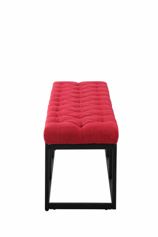 TPFLiving Sitzbank Amor Stoff - Gestell matt schwarz - 120 TPFLiving Sitzbank Amor Stoff - Gestell matt schwarz - 120