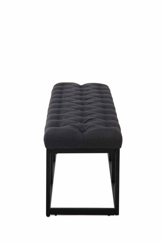 TPFLiving Sitzbank Amor Stoff - Gestell matt schwarz - 120 TPFLiving Sitzbank Amor Stoff - Gestell matt schwarz - 120