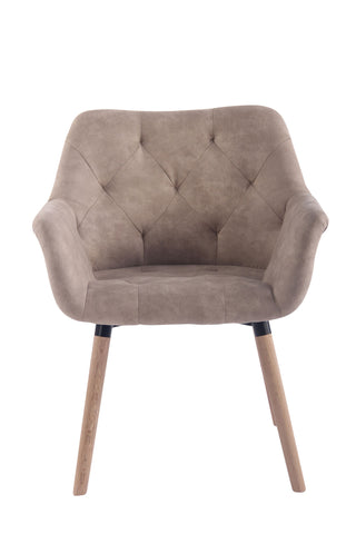 TPFLiving Esszimmerstuhl Cassy Vintage Kunstleder Gestell Buchenholz Natura TPFLiving Esszimmerstuhl Cassy Vintage Kunstleder Gestell Buchenholz Natura