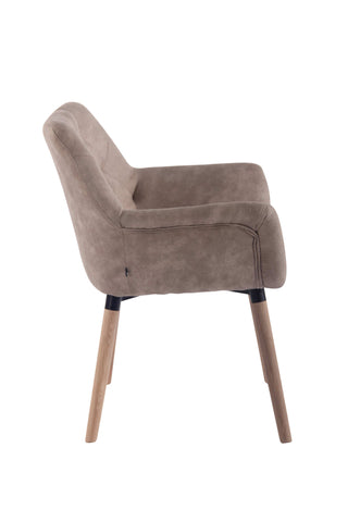 TPFLiving Esszimmerstuhl Cassy Vintage Kunstleder Gestell Buchenholz Natura TPFLiving Esszimmerstuhl Cassy Vintage Kunstleder Gestell Buchenholz Natura