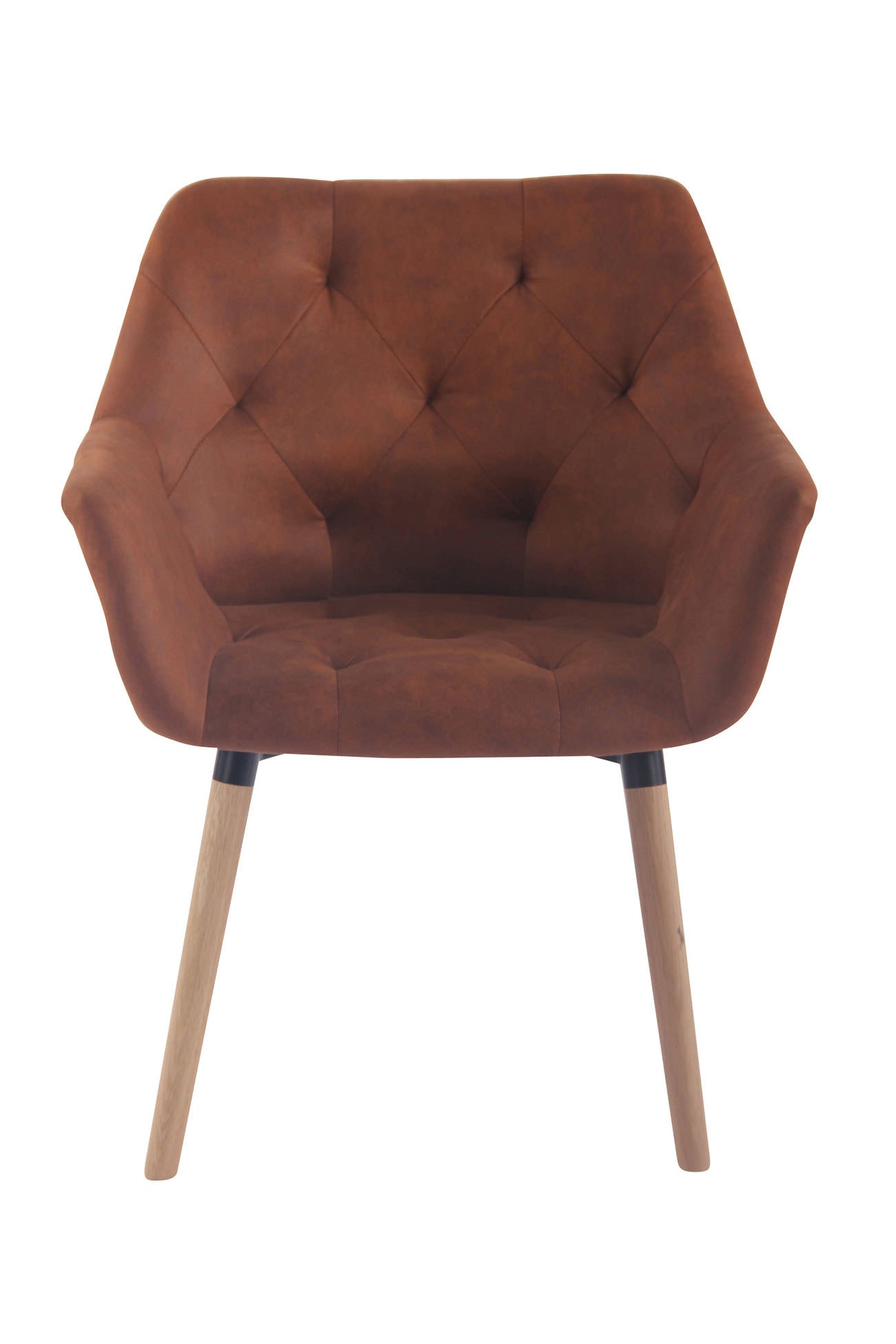 TPFLiving Esszimmerstuhl Cassy Vintage Kunstleder Gestell Buchenholz Natura TPFLiving Esszimmerstuhl Cassy Vintage Kunstleder Gestell Buchenholz Natura