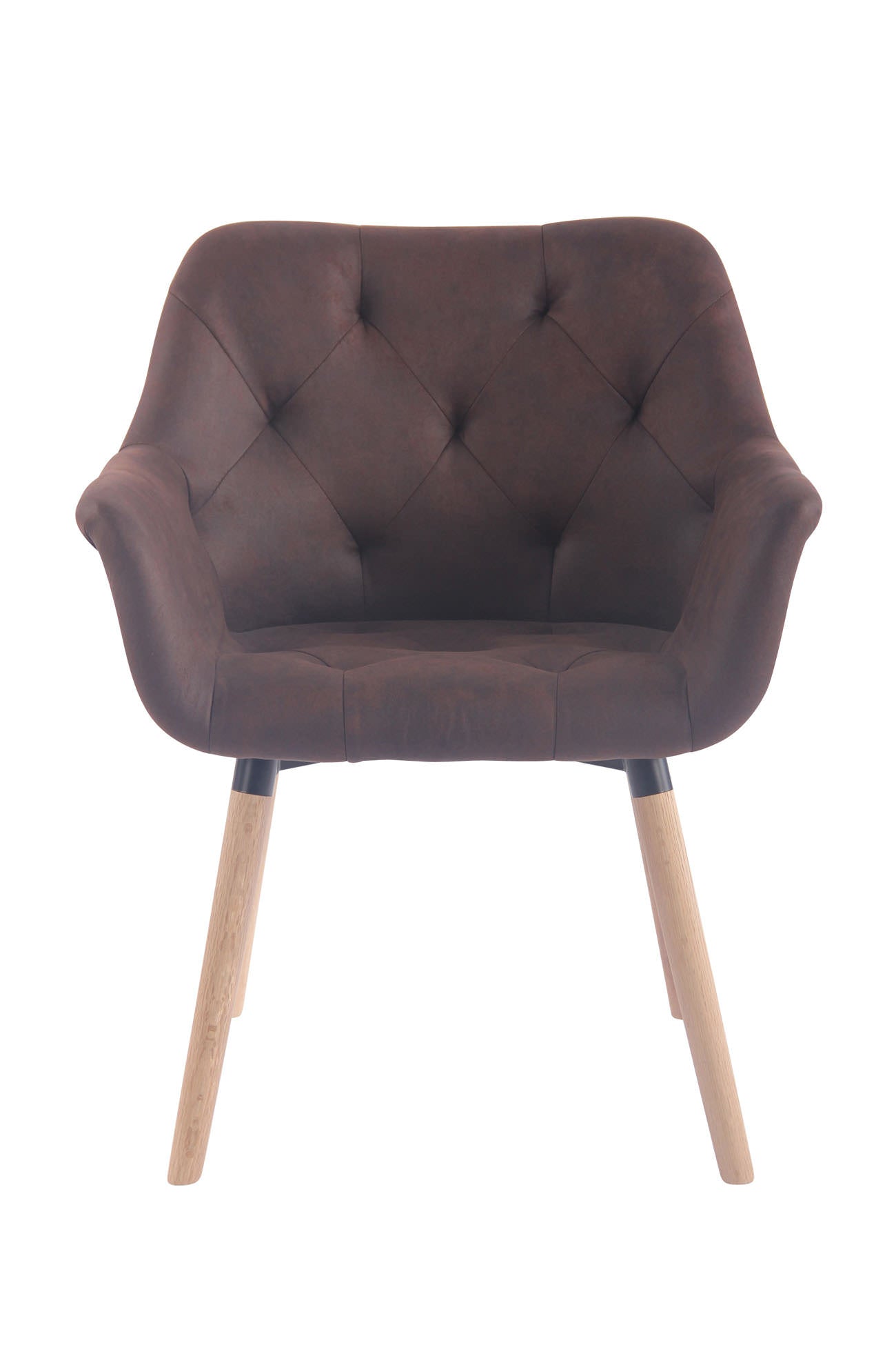 TPFLiving Esszimmerstuhl Cassy Vintage Kunstleder Gestell Buchenholz Natura TPFLiving Esszimmerstuhl Cassy Vintage Kunstleder Gestell Buchenholz Natura