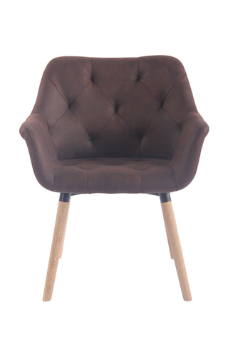 TPFLiving Esszimmerstuhl Cassy Vintage Kunstleder Gestell Buchenholz Natura TPFLiving Esszimmerstuhl Cassy Vintage Kunstleder Gestell Buchenholz Natura