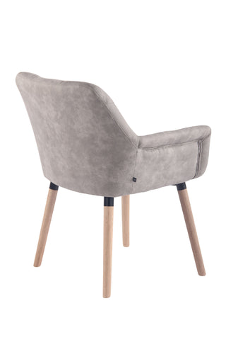 TPFLiving Esszimmerstuhl Cassy Vintage Kunstleder Gestell Buchenholz Natura TPFLiving Esszimmerstuhl Cassy Vintage Kunstleder Gestell Buchenholz Natura