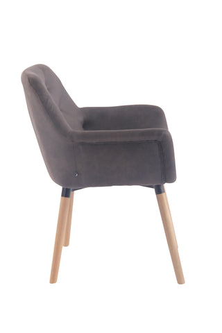 TPFLiving Esszimmerstuhl Cassy Vintage Kunstleder Gestell Buchenholz Natura TPFLiving Esszimmerstuhl Cassy Vintage Kunstleder Gestell Buchenholz Natura