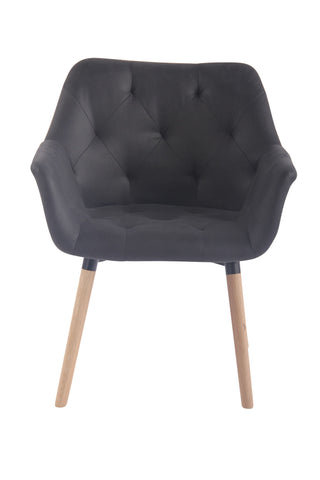 TPFLiving Esszimmerstuhl Cassy Vintage Kunstleder Gestell Buchenholz Natura TPFLiving Esszimmerstuhl Cassy Vintage Kunstleder Gestell Buchenholz Natura