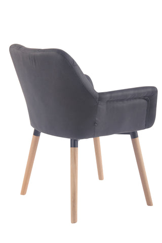 TPFLiving Esszimmerstuhl Cassy Vintage Kunstleder Gestell Buchenholz Natura TPFLiving Esszimmerstuhl Cassy Vintage Kunstleder Gestell Buchenholz Natura