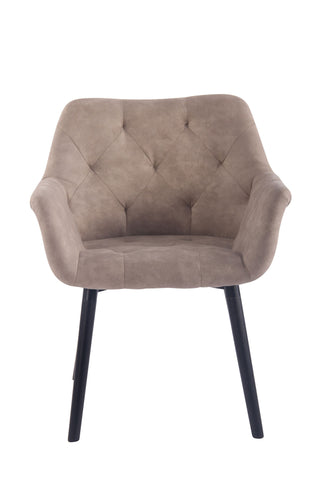 TPFLiving Esszimmerstuhl Cassy Vintage Kunstleder Gestell Buchenholz Schwarz TPFLiving Esszimmerstuhl Cassy Vintage Kunstleder Gestell Buchenholz Schwarz