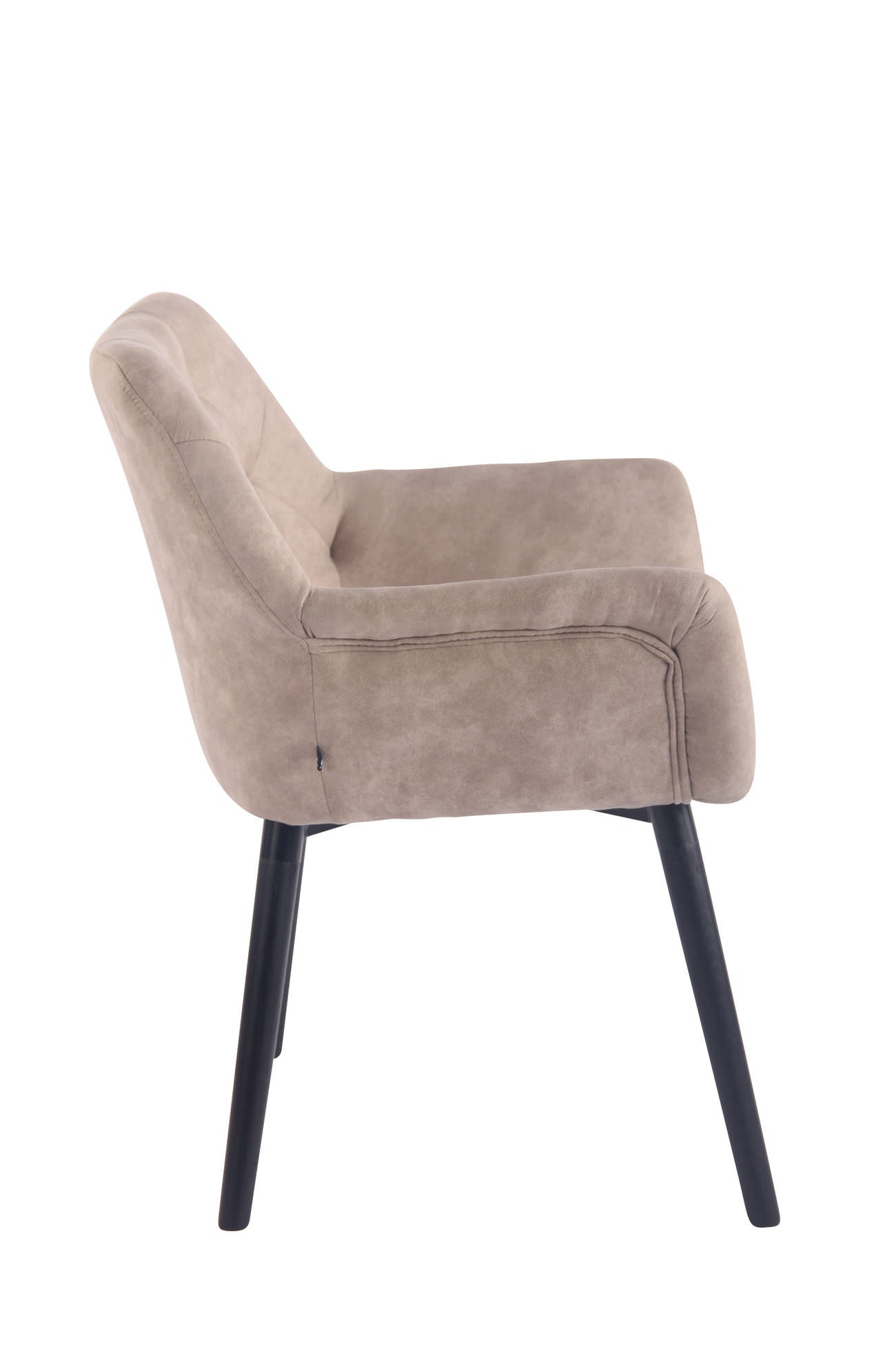 TPFLiving Esszimmerstuhl Cassy Vintage Kunstleder Gestell Buchenholz Schwarz TPFLiving Esszimmerstuhl Cassy Vintage Kunstleder Gestell Buchenholz Schwarz