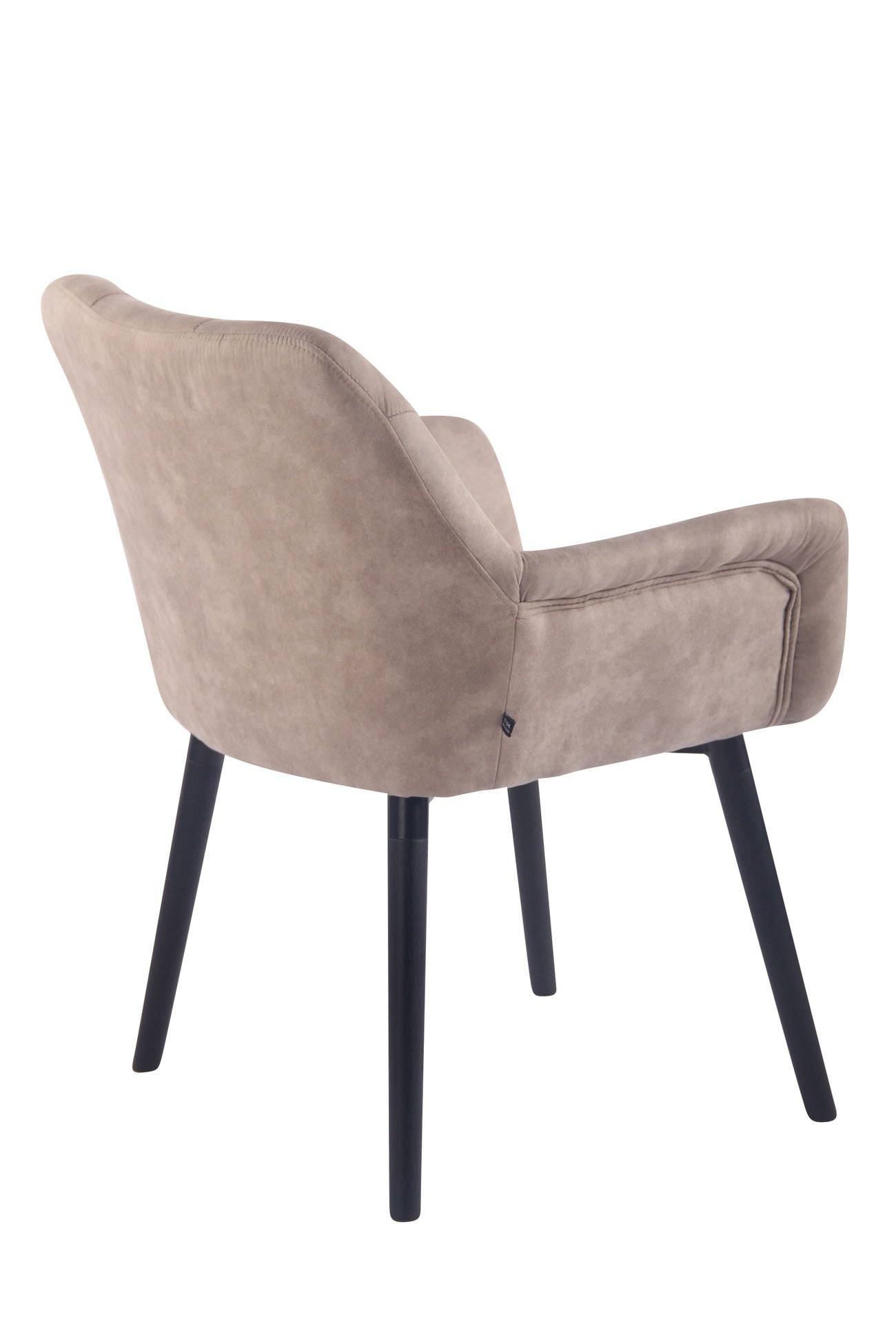 TPFLiving Esszimmerstuhl Cassy Vintage Kunstleder Gestell Buchenholz Schwarz TPFLiving Esszimmerstuhl Cassy Vintage Kunstleder Gestell Buchenholz Schwarz