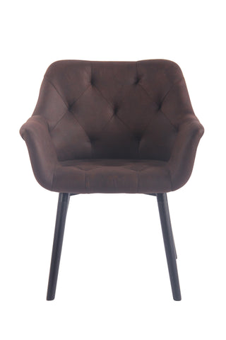 TPFLiving Esszimmerstuhl Cassy Vintage Kunstleder Gestell Buchenholz Schwarz TPFLiving Esszimmerstuhl Cassy Vintage Kunstleder Gestell Buchenholz Schwarz