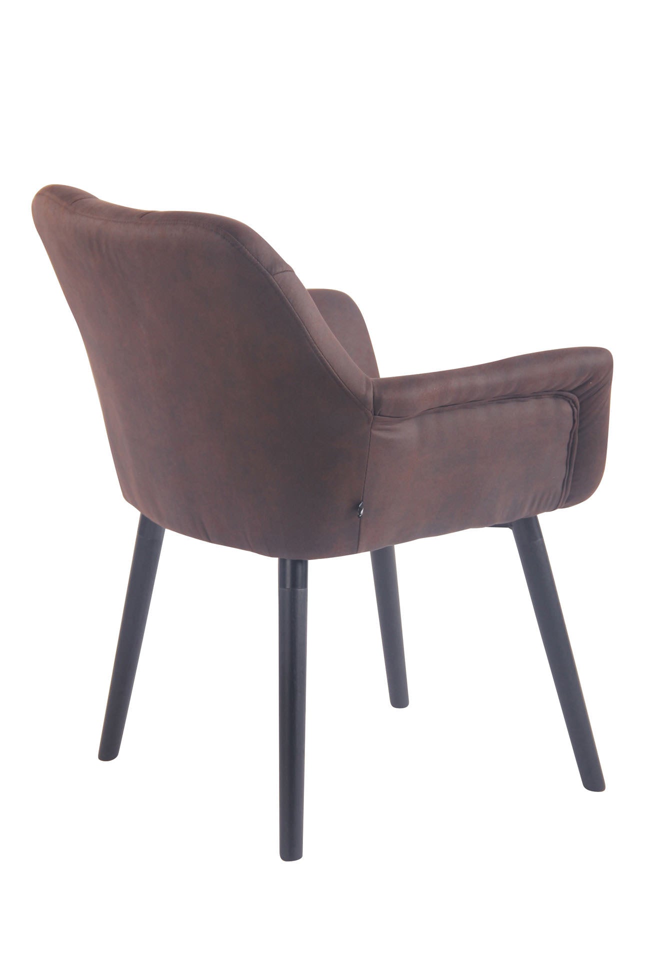 TPFLiving Esszimmerstuhl Cassy Vintage Kunstleder Gestell Buchenholz Schwarz TPFLiving Esszimmerstuhl Cassy Vintage Kunstleder Gestell Buchenholz Schwarz