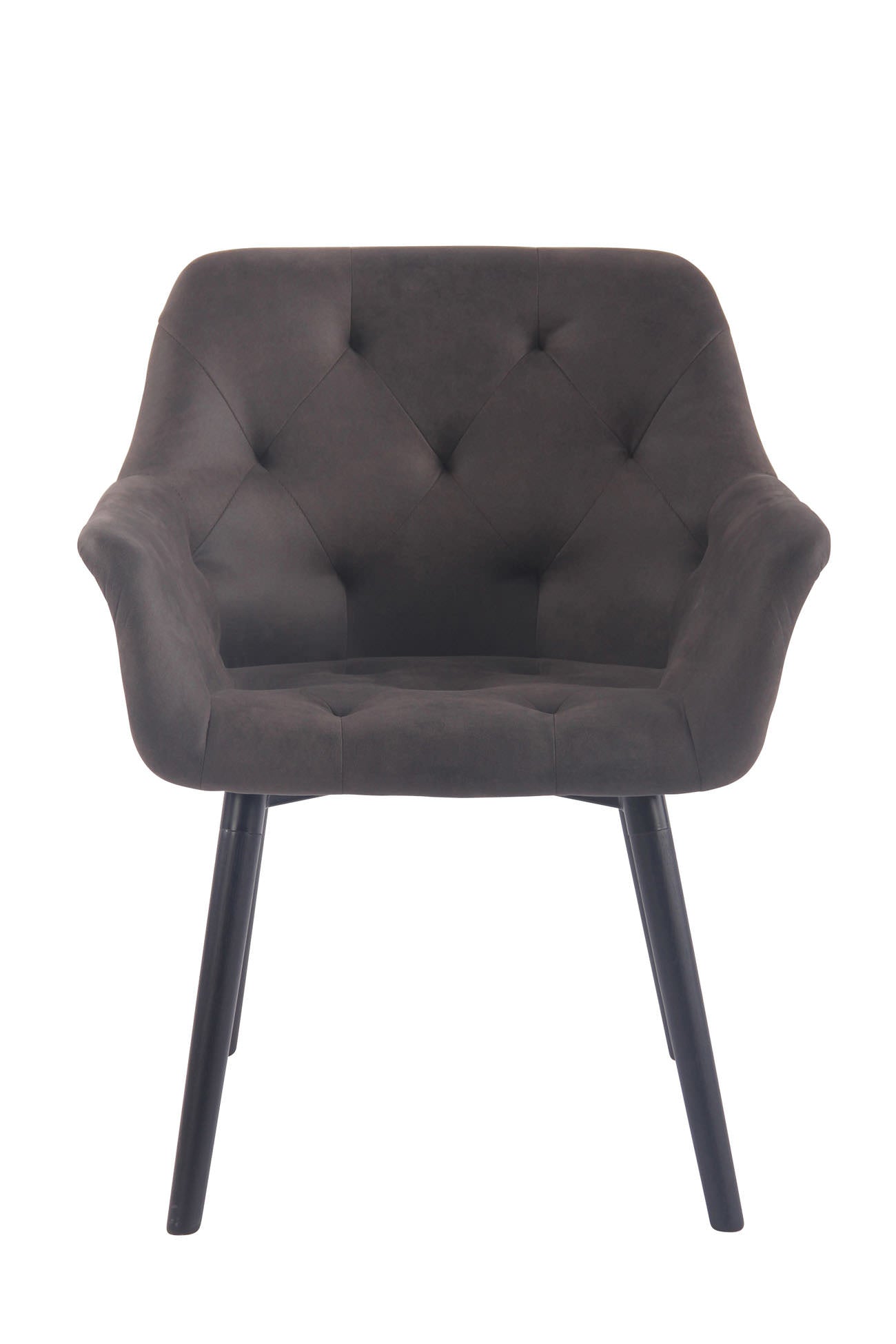 TPFLiving Esszimmerstuhl Cassy Vintage Kunstleder Gestell Buchenholz Schwarz TPFLiving Esszimmerstuhl Cassy Vintage Kunstleder Gestell Buchenholz Schwarz