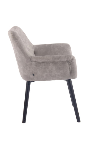 TPFLiving Esszimmerstuhl Cassy Vintage Kunstleder Gestell Buchenholz Schwarz TPFLiving Esszimmerstuhl Cassy Vintage Kunstleder Gestell Buchenholz Schwarz