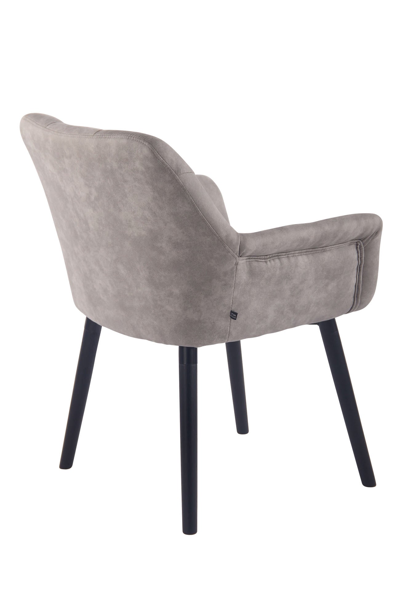 TPFLiving Esszimmerstuhl Cassy Vintage Kunstleder Gestell Buchenholz Schwarz TPFLiving Esszimmerstuhl Cassy Vintage Kunstleder Gestell Buchenholz Schwarz