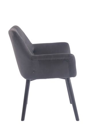 TPFLiving Esszimmerstuhl Cassy Vintage Kunstleder Gestell Buchenholz Schwarz TPFLiving Esszimmerstuhl Cassy Vintage Kunstleder Gestell Buchenholz Schwarz