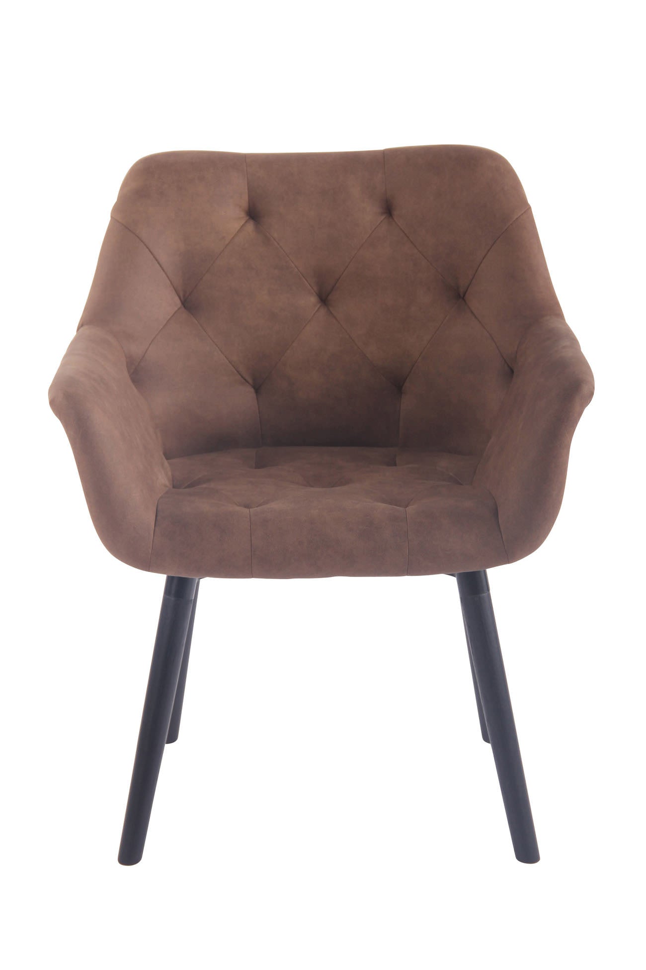 TPFLiving Esszimmerstuhl Cassy Vintage Kunstleder Gestell Buchenholz Schwarz TPFLiving Esszimmerstuhl Cassy Vintage Kunstleder Gestell Buchenholz Schwarz