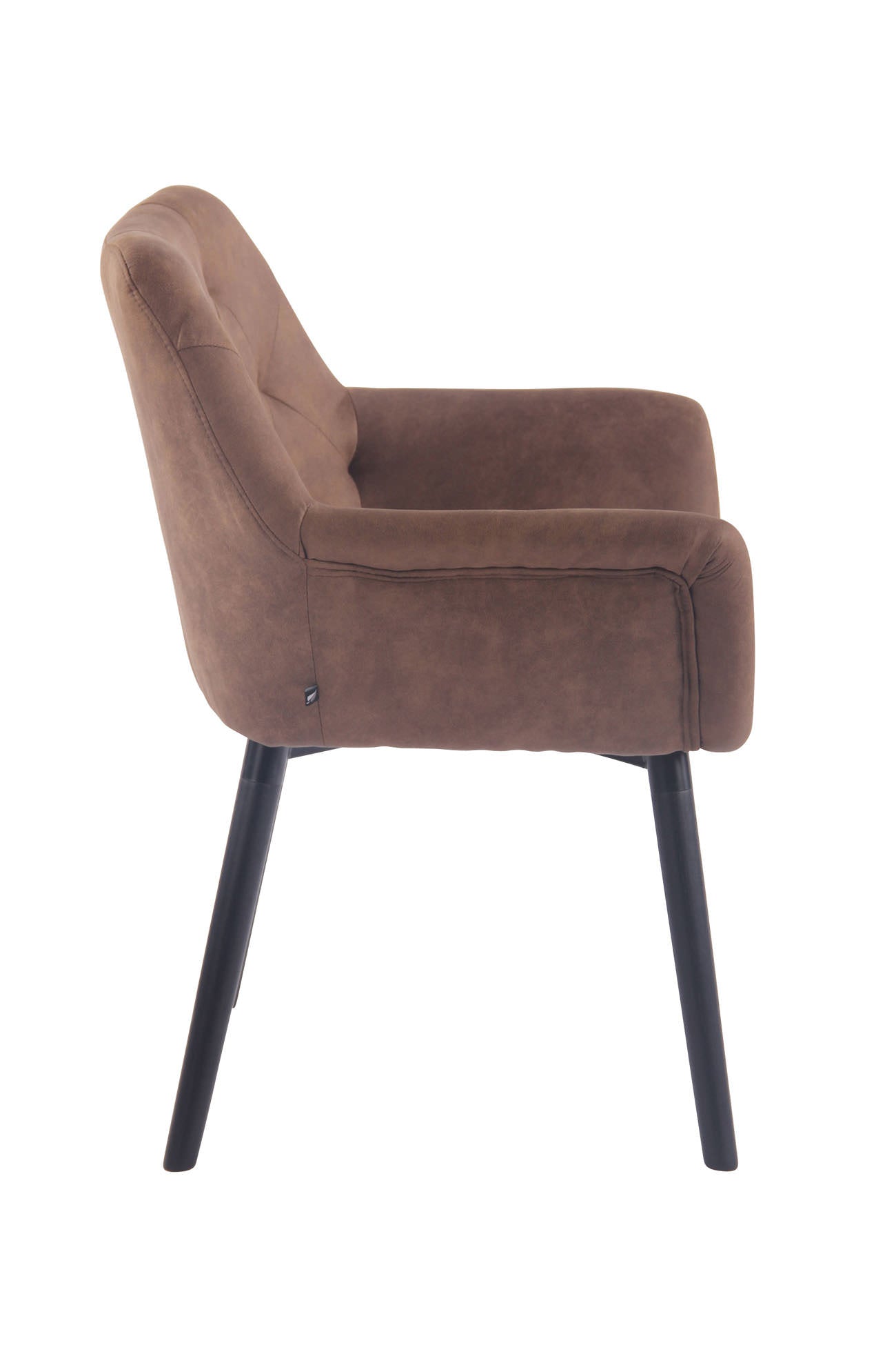 TPFLiving Esszimmerstuhl Cassy Vintage Kunstleder Gestell Buchenholz Schwarz TPFLiving Esszimmerstuhl Cassy Vintage Kunstleder Gestell Buchenholz Schwarz