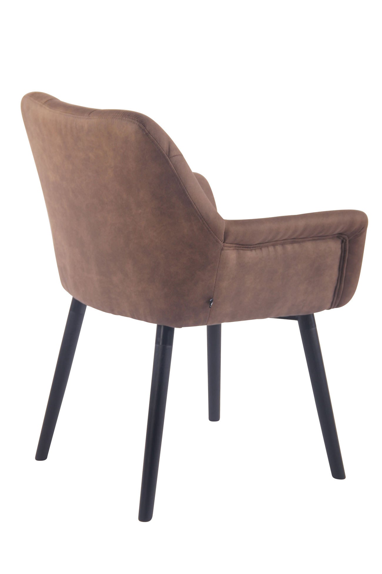 TPFLiving Esszimmerstuhl Cassy Vintage Kunstleder Gestell Buchenholz Schwarz TPFLiving Esszimmerstuhl Cassy Vintage Kunstleder Gestell Buchenholz Schwarz