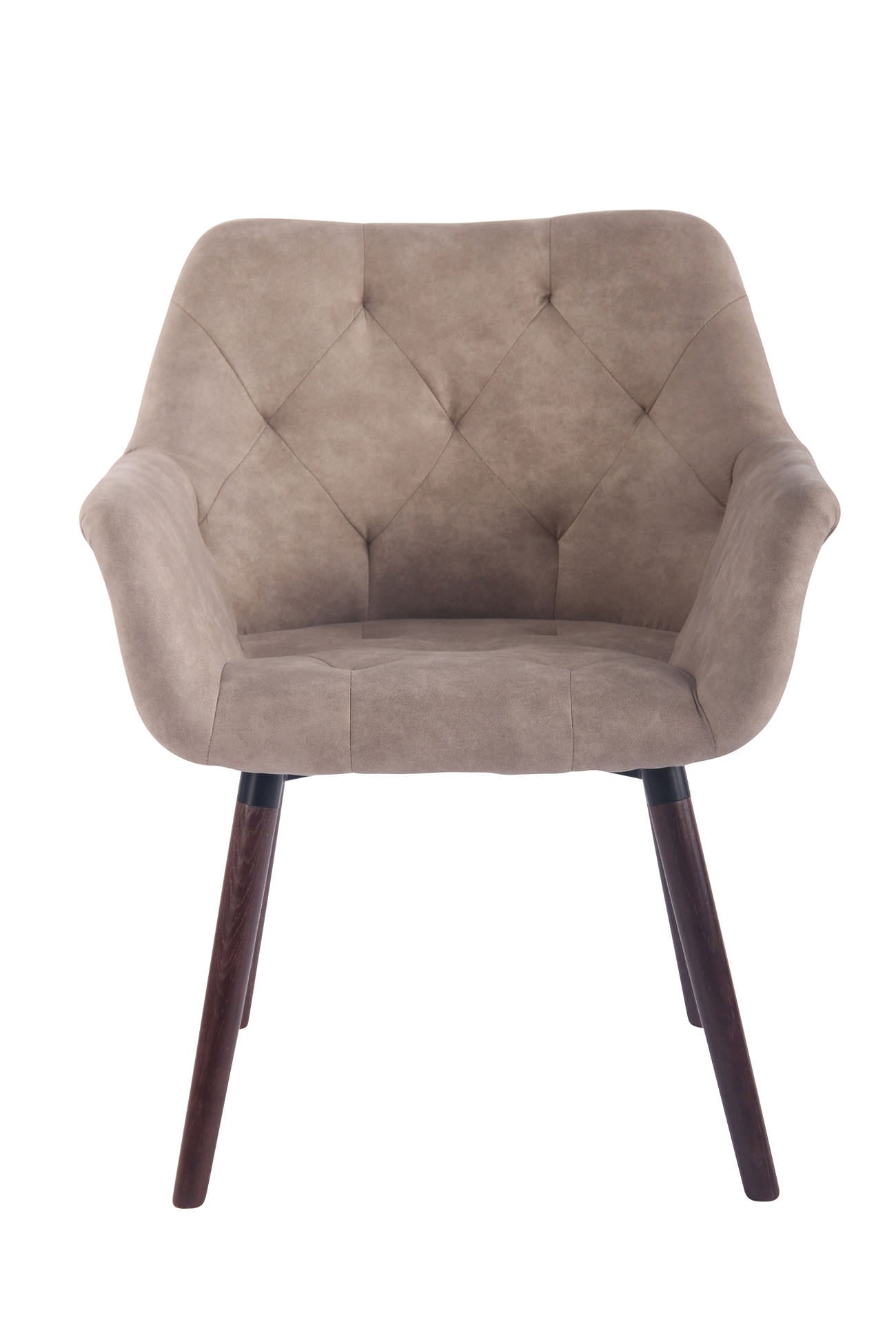 TPFLiving Esszimmerstuhl Cassy Vintage Kunstleder Gestell Buchenholz Walnuss TPFLiving Esszimmerstuhl Cassy Vintage Kunstleder Gestell Buchenholz Walnuss