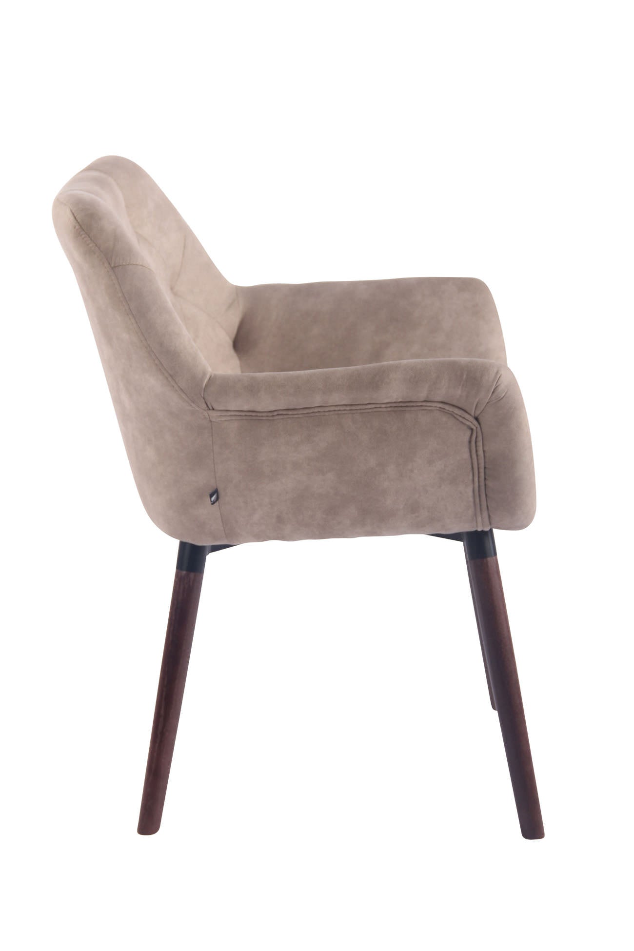 TPFLiving Esszimmerstuhl Cassy Vintage Kunstleder Gestell Buchenholz Walnuss TPFLiving Esszimmerstuhl Cassy Vintage Kunstleder Gestell Buchenholz Walnuss