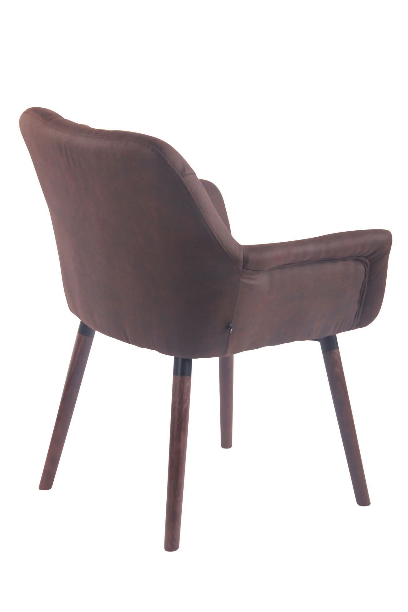 TPFLiving Esszimmerstuhl Cassy Vintage Kunstleder Gestell Buchenholz Walnuss TPFLiving Esszimmerstuhl Cassy Vintage Kunstleder Gestell Buchenholz Walnuss