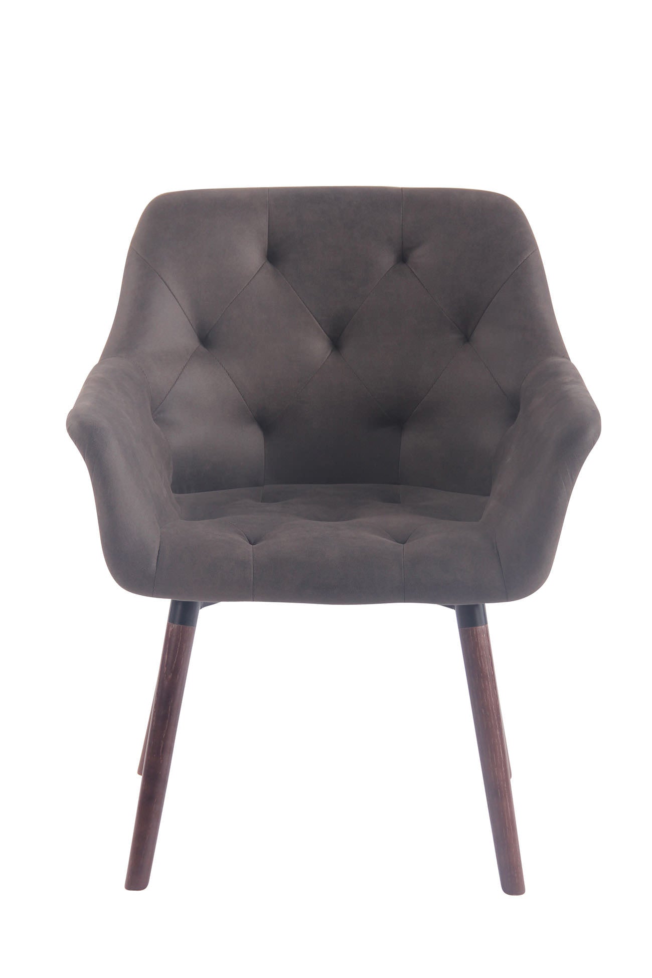 TPFLiving Esszimmerstuhl Cassy Vintage Kunstleder Gestell Buchenholz Walnuss TPFLiving Esszimmerstuhl Cassy Vintage Kunstleder Gestell Buchenholz Walnuss